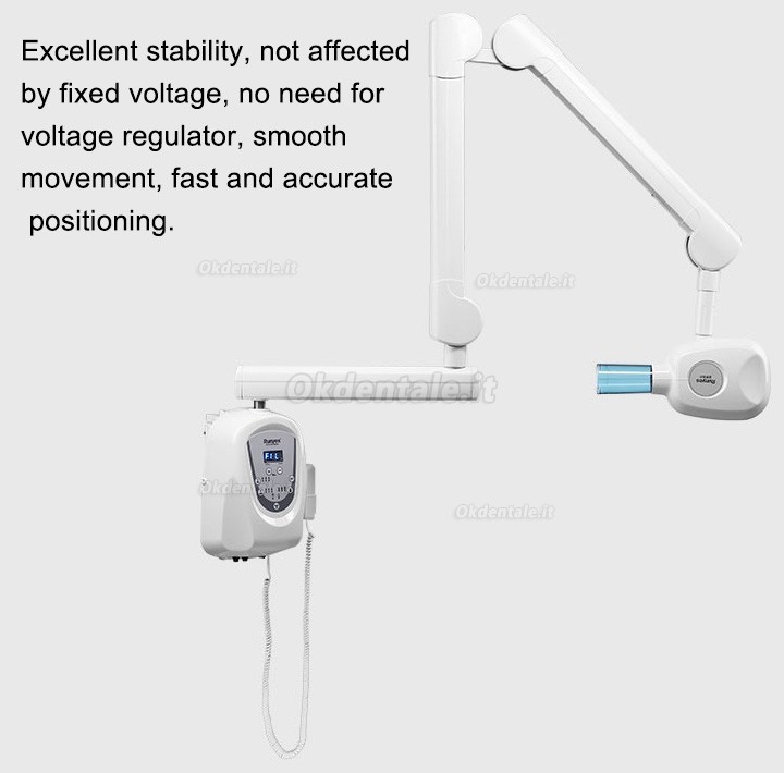 Runyes DC X-Ray Unità radiografico Endorale Digitale Odontoiatrico (Montaggio a parete)